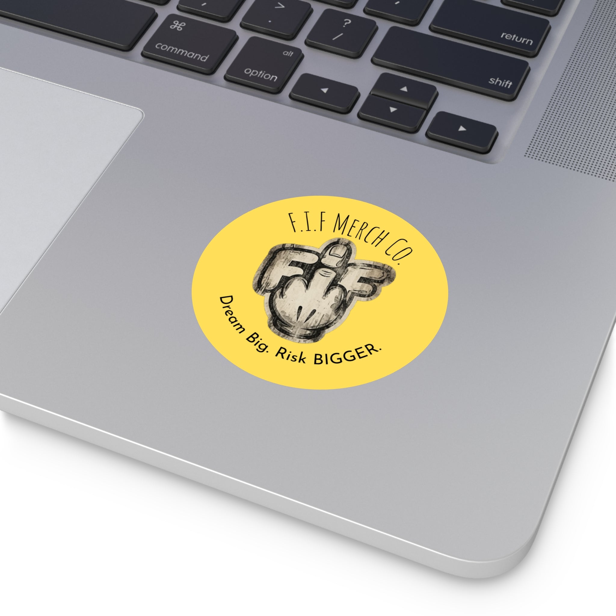Round Vinyl F.I.F Sticker