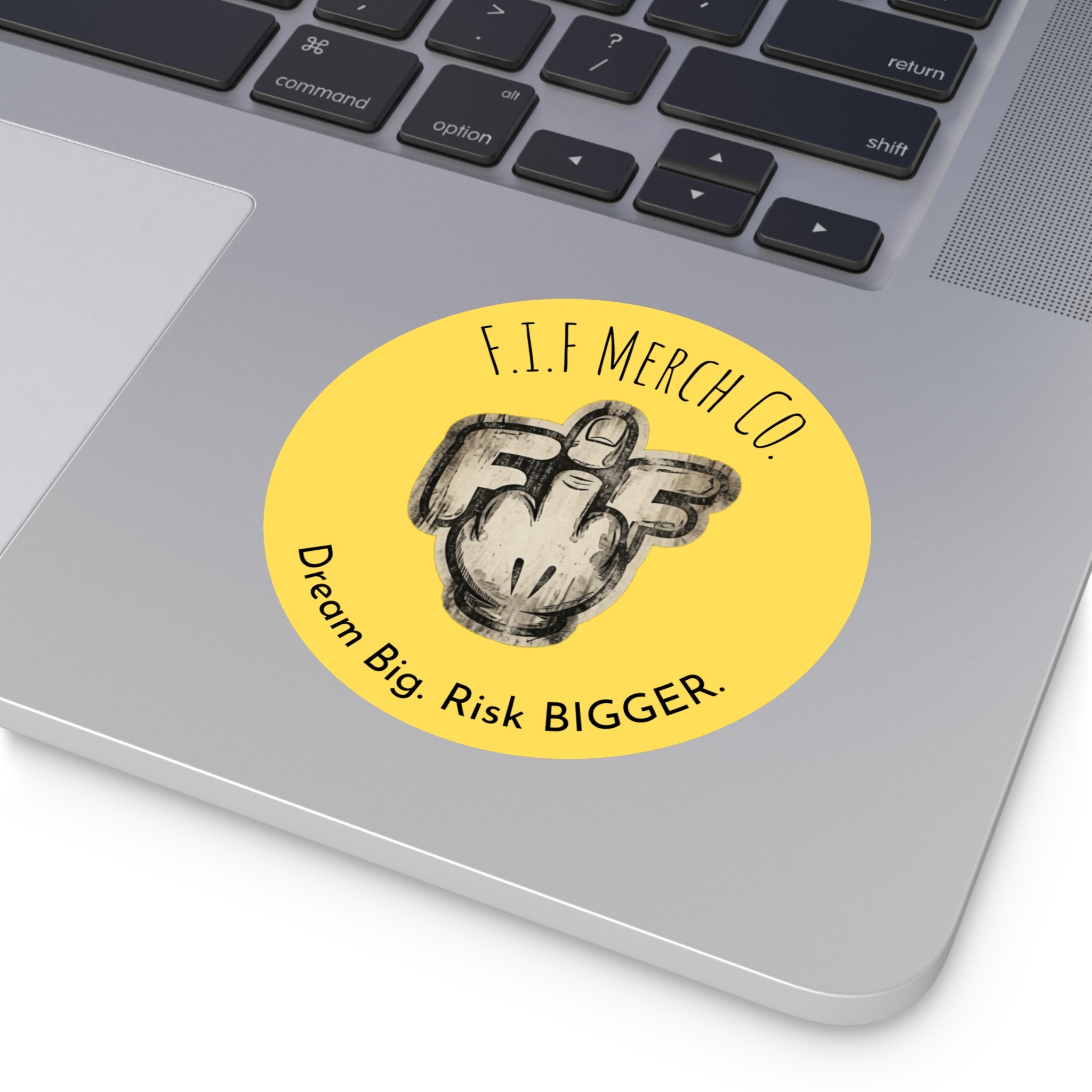 Round Vinyl F.I.F Sticker